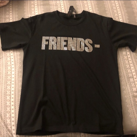 vlone rhinestone tee